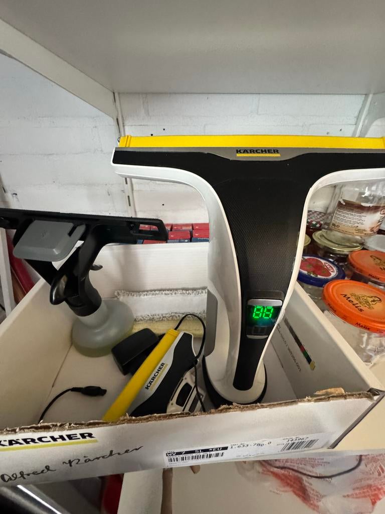 Karcher Raamwisser WV 7 Plus N - Elektrische ruitenreiniger, Ophalen of Verzenden, Raamwisser of Trekker