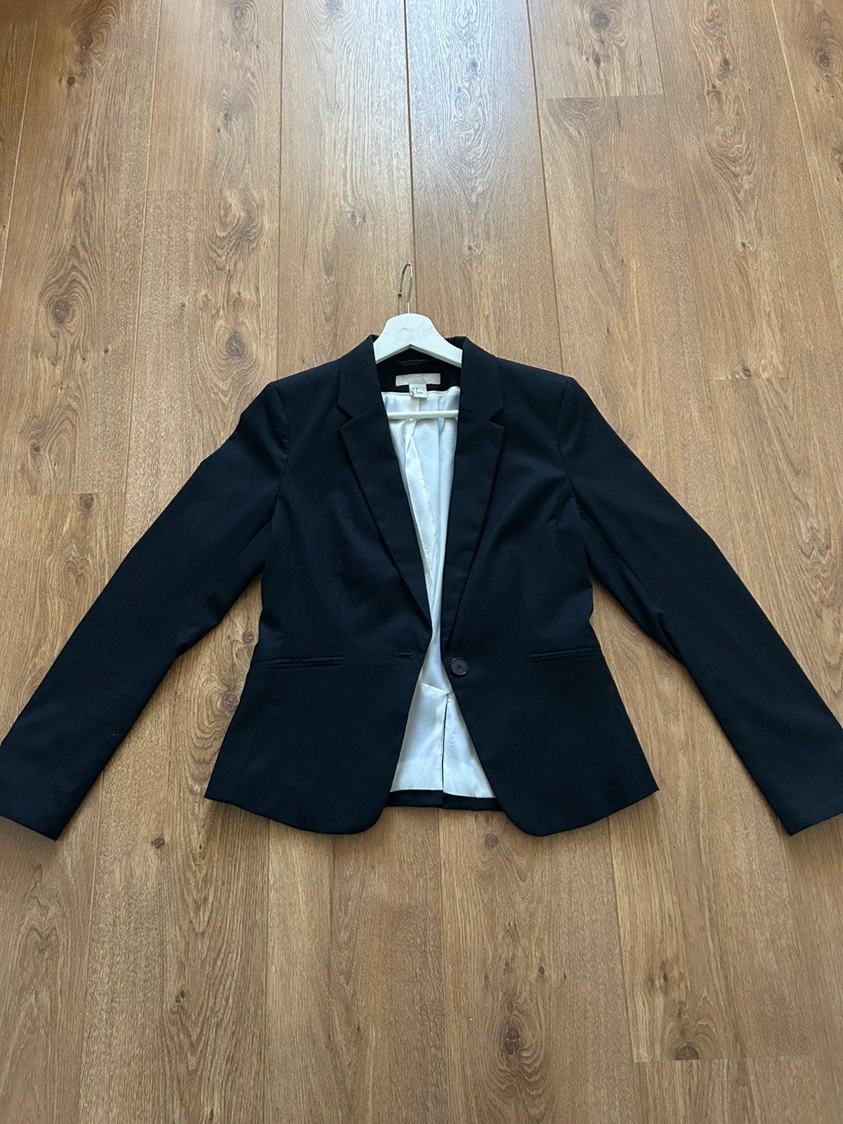 H&M blazer donkerblauw maat 38, Maat 38/40 (M), Blauw, Ophalen of Verzenden, Jasje