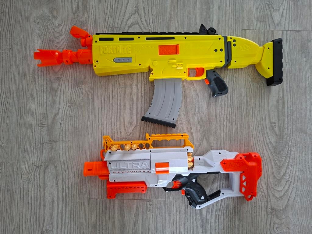 Nerf Fortnite en Nerf Ultra samen, Kinderen en Baby's, Speelgoed | Buiten | Actiespeelgoed, Ophalen, Zo goed als nieuw