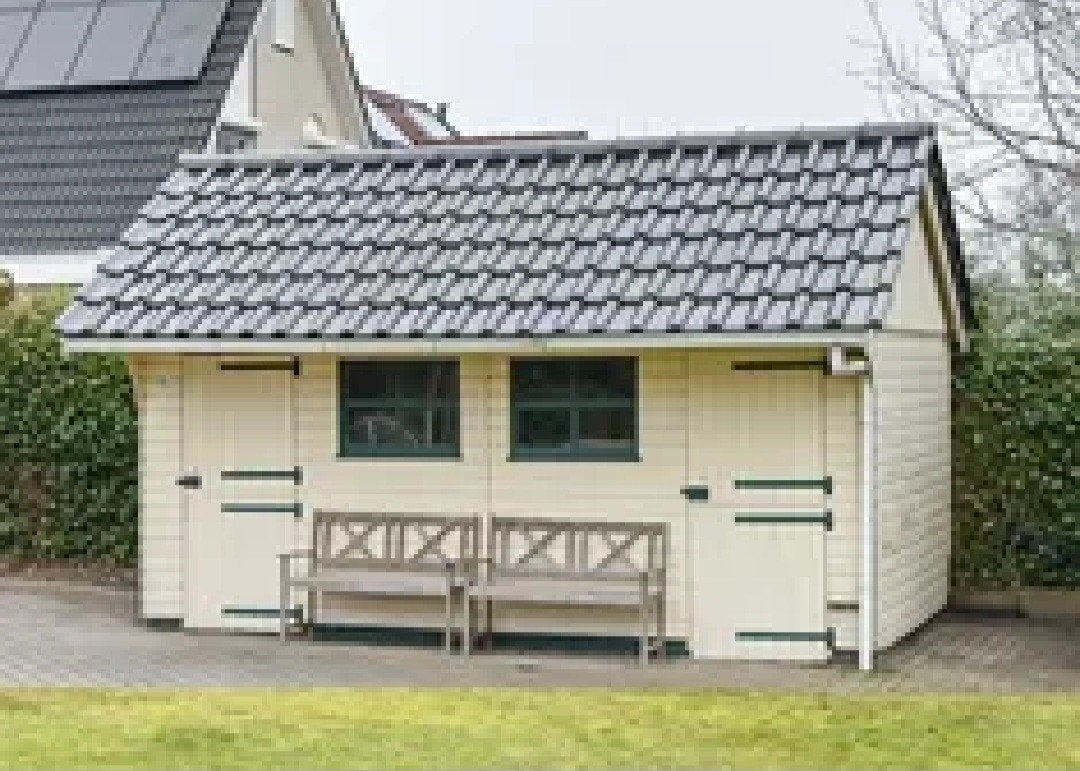 Ruime houten tuinhuis, Ophalen, 200 tot 400 cm, 250 tot 500 cm, Overige typen