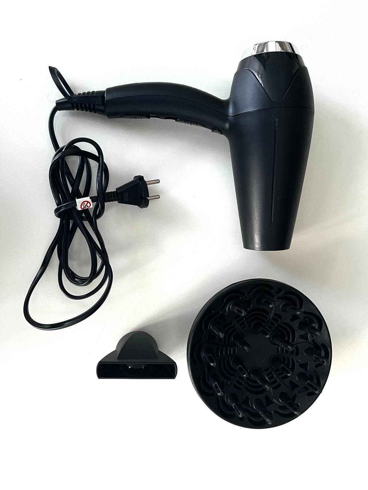 BaByliss Föhn met Diffuser en Opzetstuk - Zwart, Ophalen, Zo goed als nieuw, Haarverzorging