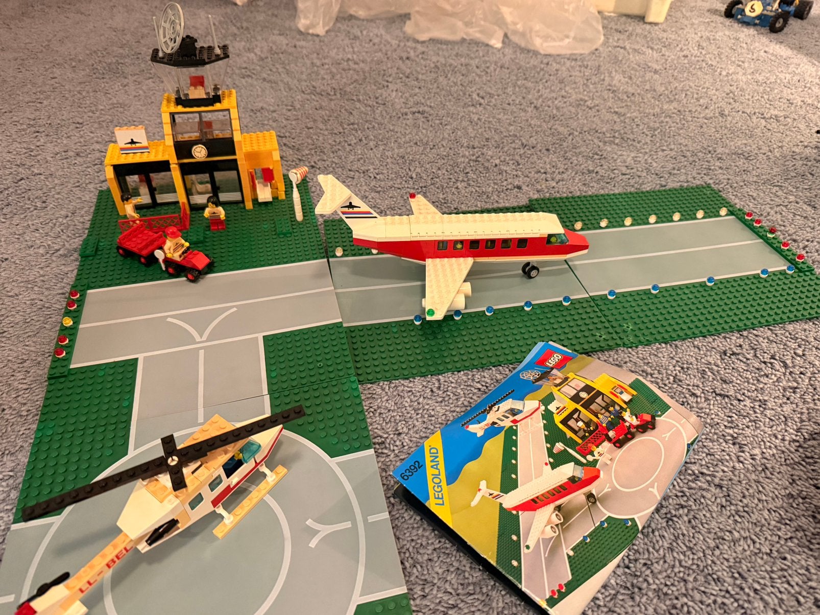 Lego legoland 6392 vliegveld, Verzenden, Zo goed als nieuw