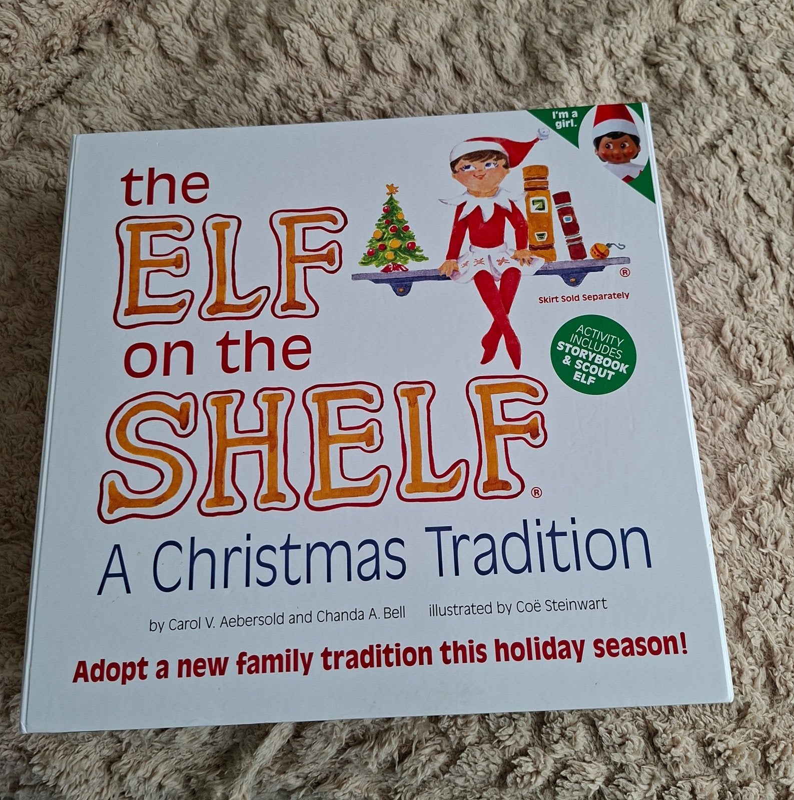 boek met pop Elf on the shelf, Ophalen, Zo goed als nieuw, Overige typen