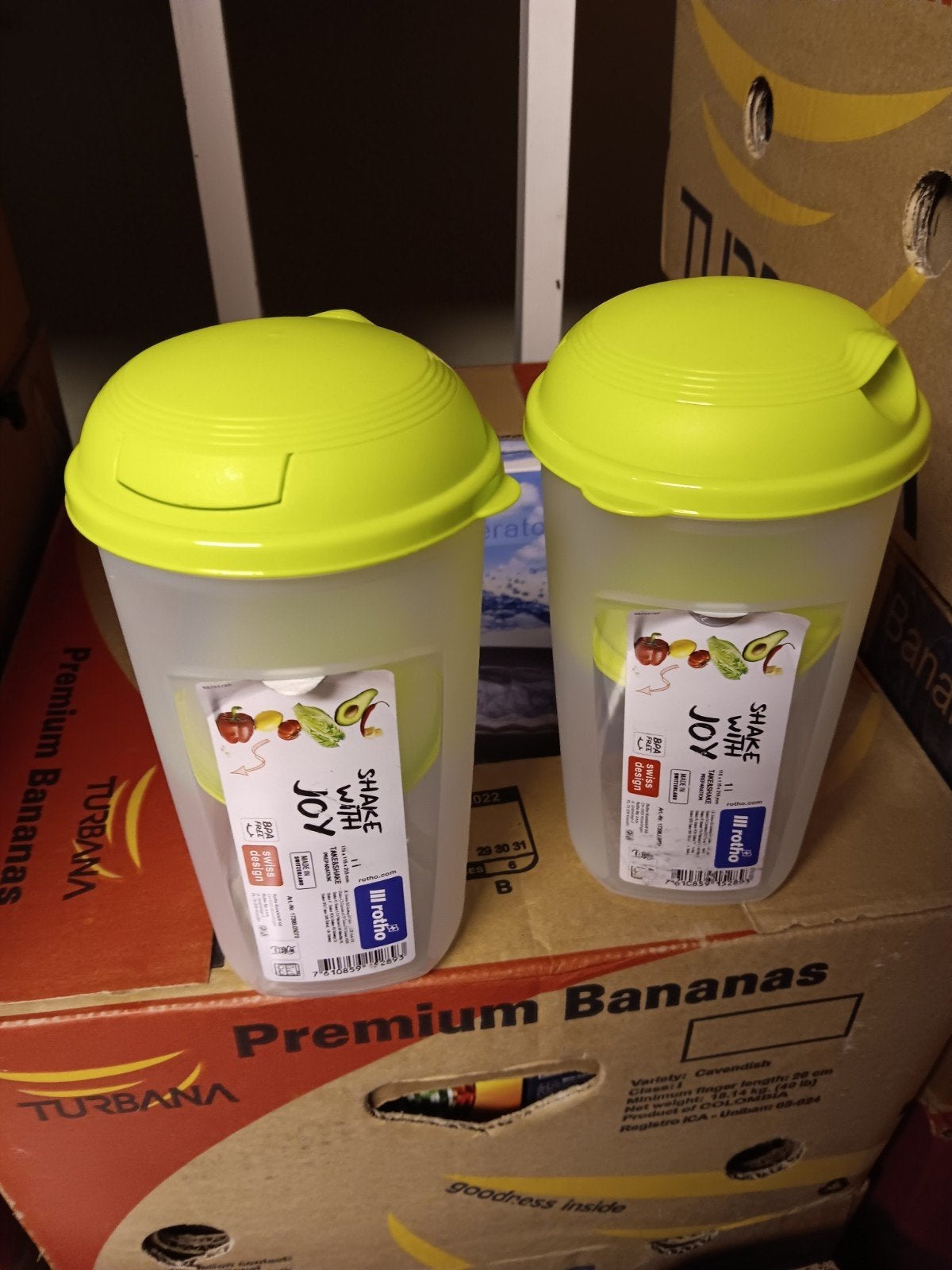 2x Rotho Shake with Joy Shaker - Nieuw, Overige typen, Kunststof, Onbekend, Nieuw