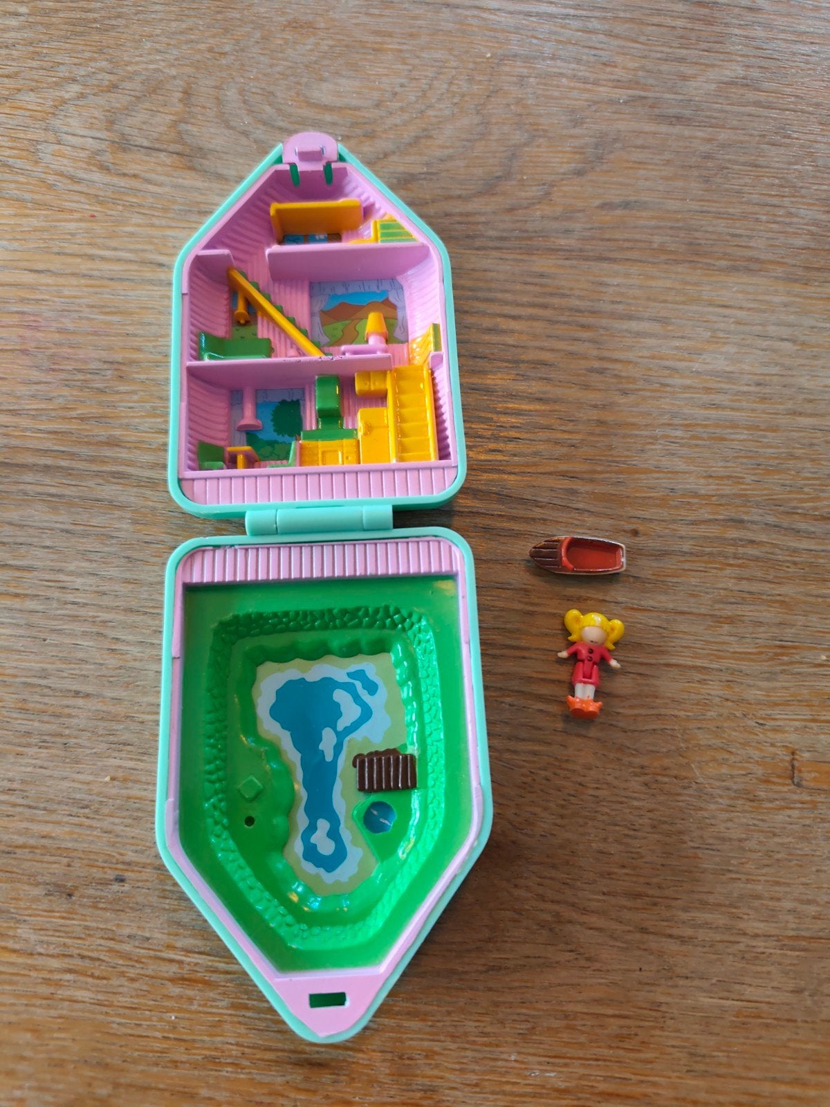 Vintage Lovely Kitty Polly Pocket Speelhuisje met pop, Ophalen of Verzenden, Gebruikt, Overige typen