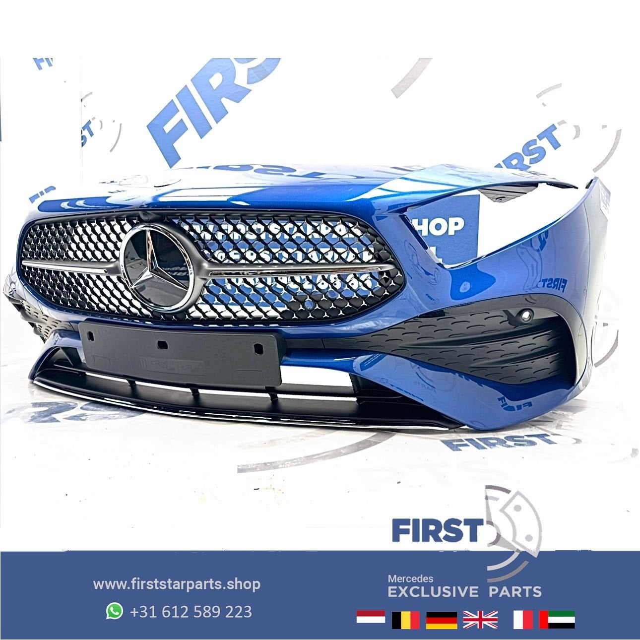 W177 FACELIFT BUMPER AMG A1778858705 VOORBUMPER COMPLEET 202, Auto-onderdelen, Carrosserie en Plaatwerk, Gebruikt, -, Voor, Ophalen of Verzenden