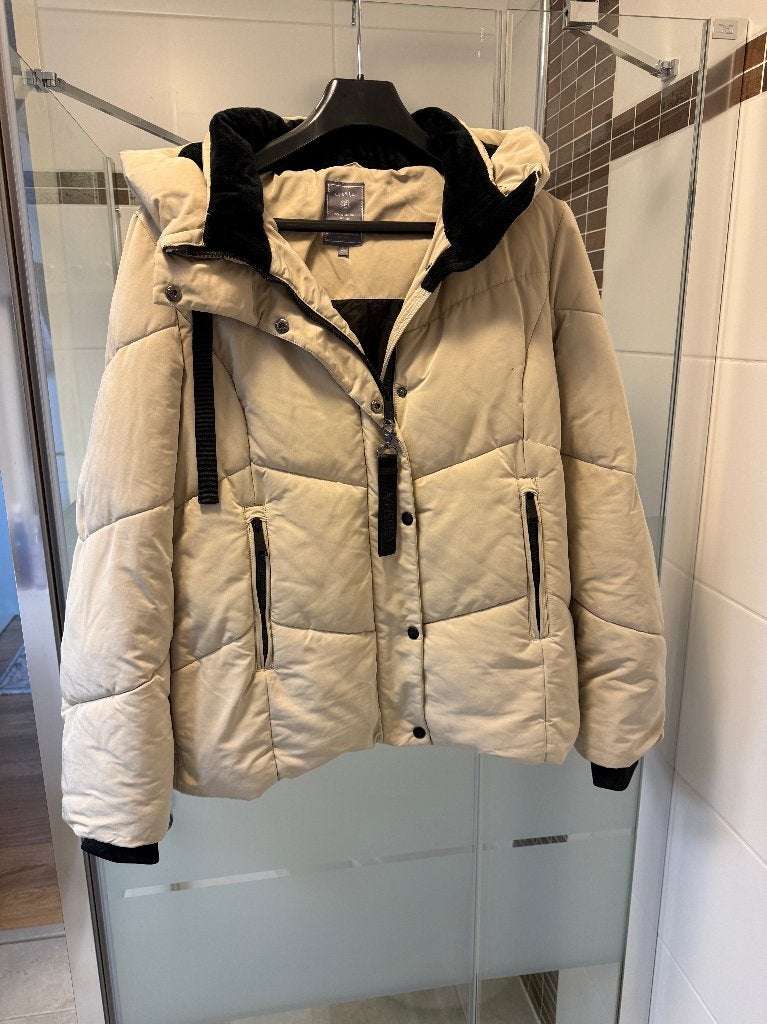 Geisha Winterjasje met capuchon, Geisha, Verzenden, Beige, Maat 42/44 (L)