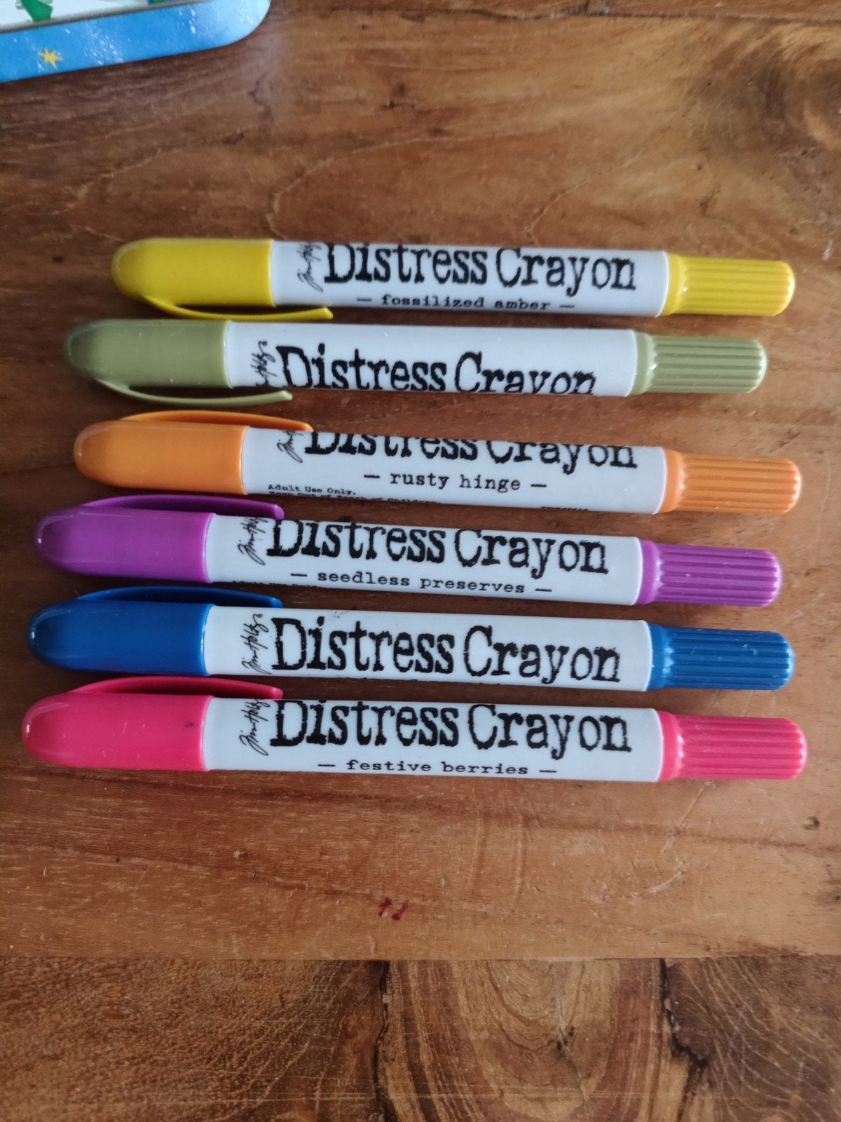 Distress Crayons - Set van 6 kleuren, Ophalen of Verzenden, Zo goed als nieuw, Overige typen