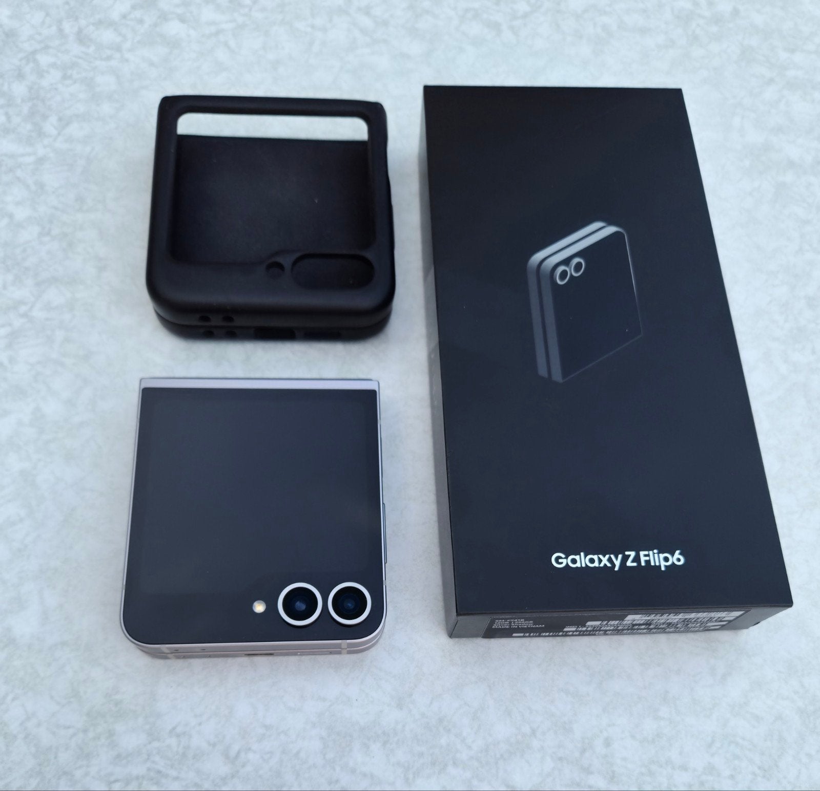 Samsung Galaxy Z Flip6 256GB Silver Shadow Zo goed als nieuw, Ophalen, Touchscreen, Zo goed als nieuw, Zonder simlock
