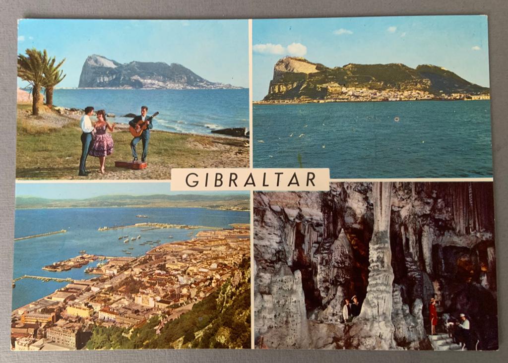 Gibraltar - vakjeskaart, Verzenden, 1960 tot 1980, Ongelopen, Overig Europa