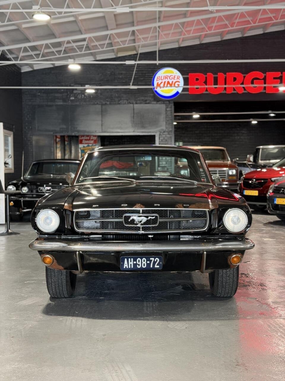 Ford Mustang Coupe 1965 Rustlook!, Auto's, Gebruikt, Overige carrosserieën, Zwart, Bedrijf
