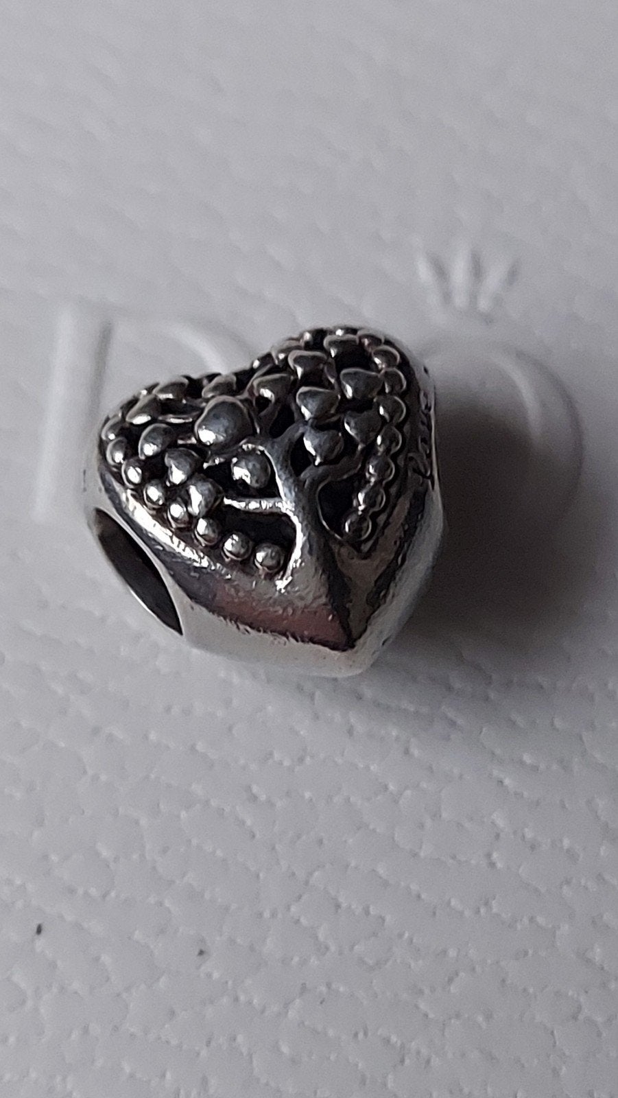 Originele Pandora zilveren bedel hart levensboom, Sieraden, Tassen en Uiterlijk, Bedels, Ophalen of Verzenden, Zo goed als nieuw