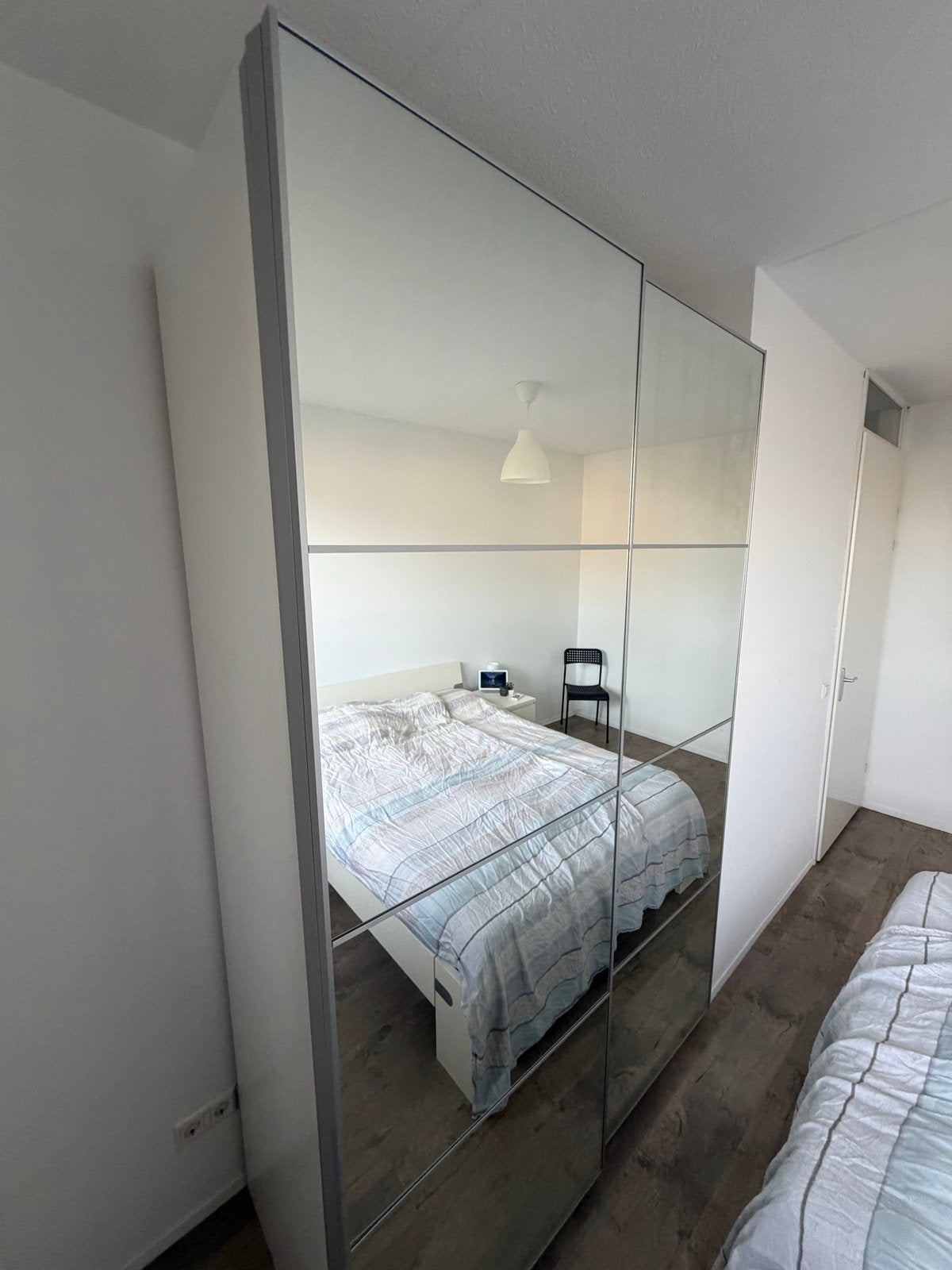 Ikea Pax kast 150x240 met spiegeldeuren, Ophalen, Gebruikt, 100 tot 150 cm, 200 cm of meer