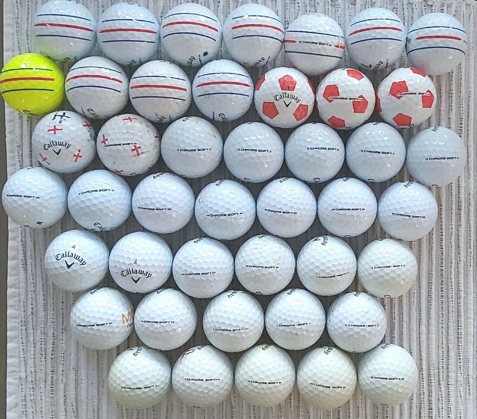 Callaway Chrome Soft golfballen (AAA Kwaliteit), Ophalen of Verzenden, Zo goed als nieuw, Bal(len), Callaway