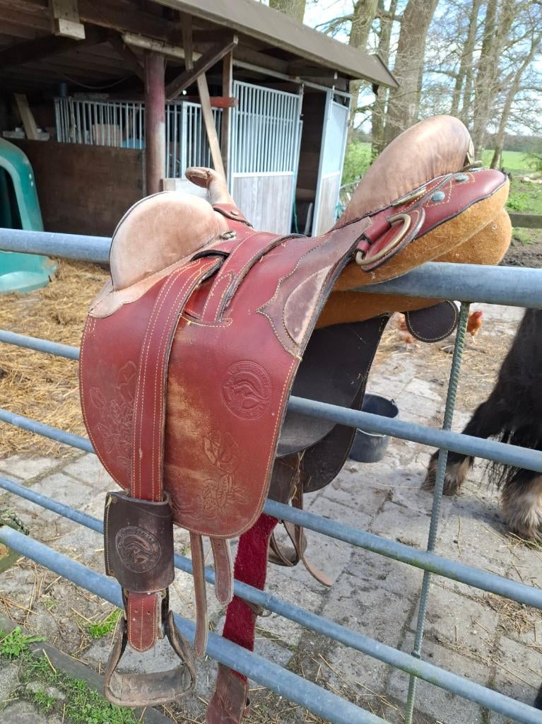 australian stock saddle, Dieren en Toebehoren, Paarden en Pony's | Overige Paardenspullen, Ophalen, Gebruikt