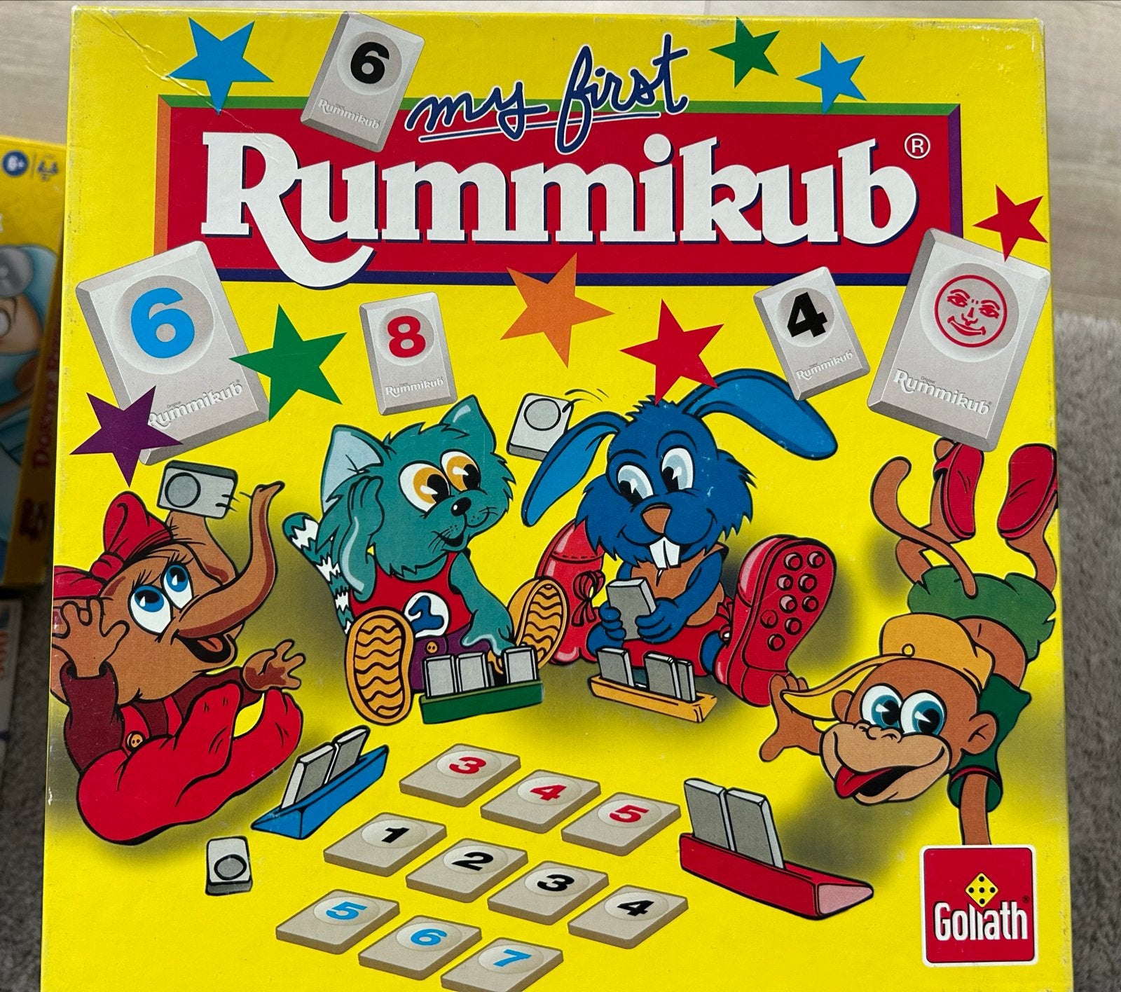 My First Rummikub - Compleet familiespel, Drie of vier spelers, Ophalen of Verzenden, Gebruikt