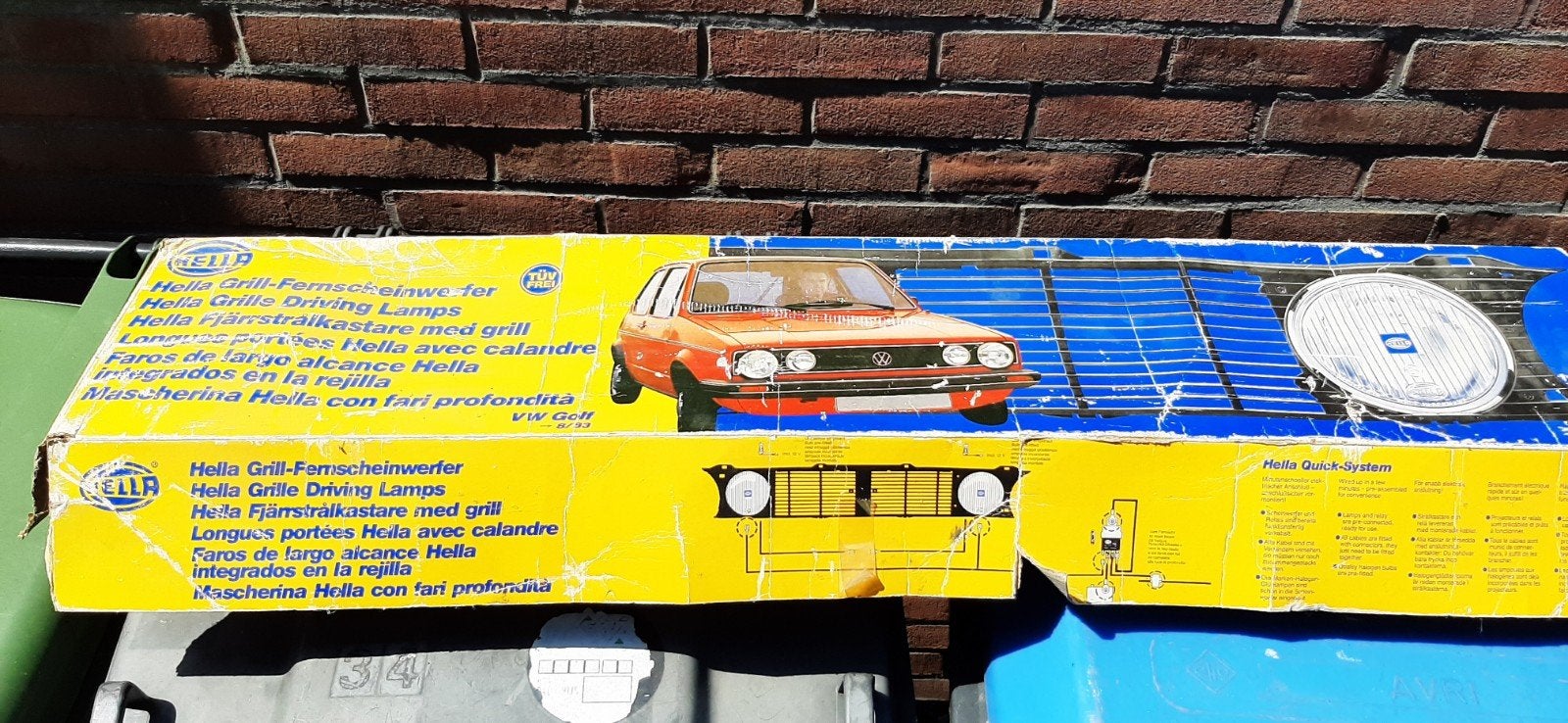 Golf 1mk1 grill + lampen originele hella, Ophalen of Verzenden, Nieuw