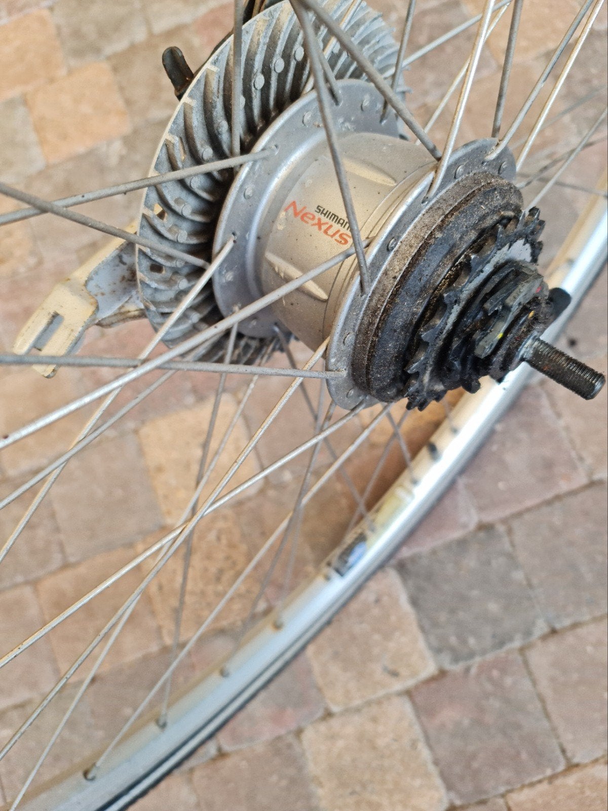 gazelle achterwiel met 7 versnelingen. 28inch, Fietsen en Brommers, Fietsonderdelen, Ophalen
