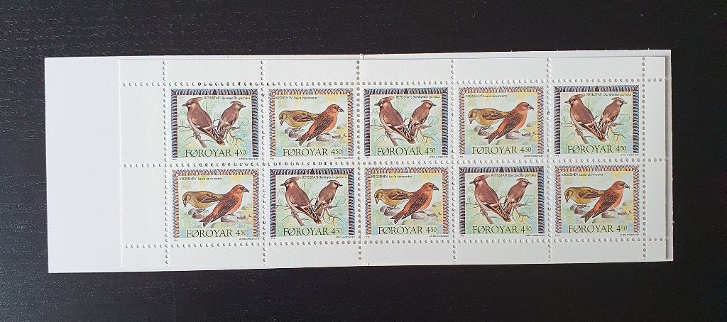 Faeroer 1996 Vogels Michel Postzegelboekje 11 postfris, Verzenden, Postfris, Dier of Natuur