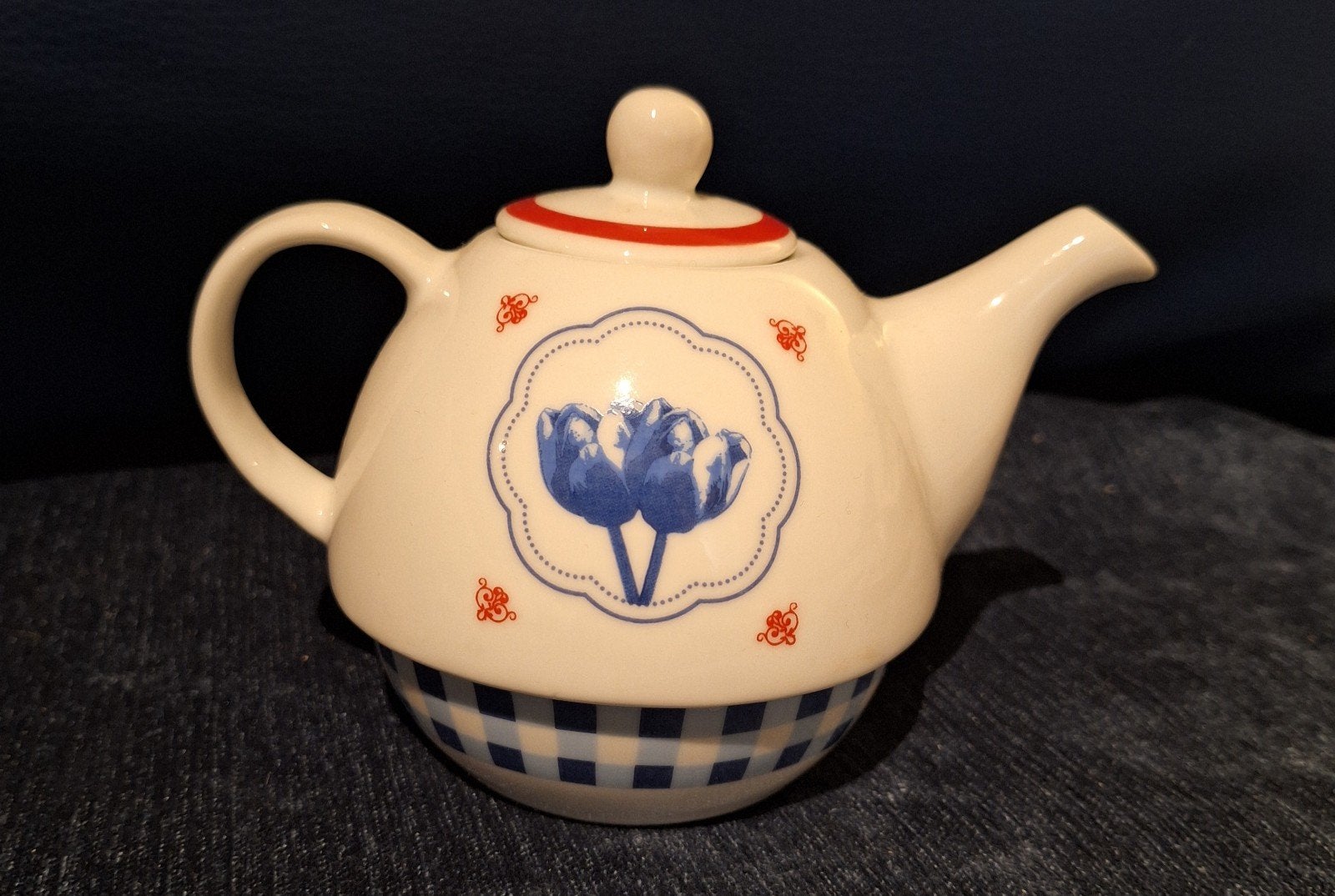 Siaki 'Tea for One' Hollands servies-theepotjes met kop en, Ophalen