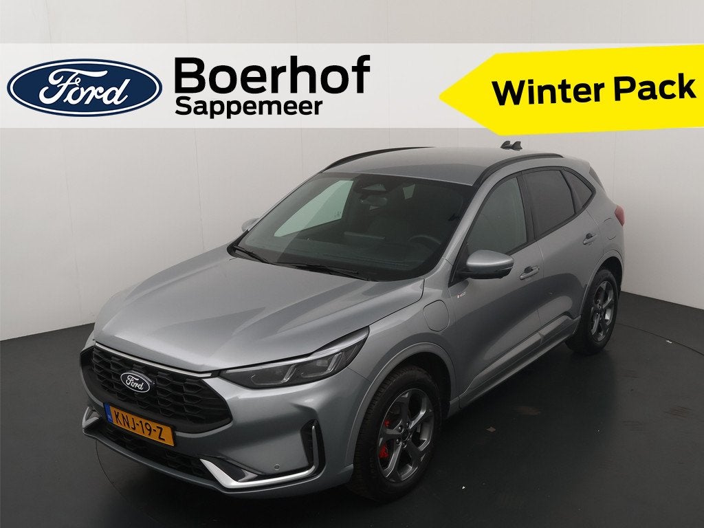 Ford Kuga 2.5 PHEV 243 pk ST-Line X I AGR stoelen | Adapt Cr, Auto's, Ford, 12 maanden, 14 kWh, Gebruikt, Zwart