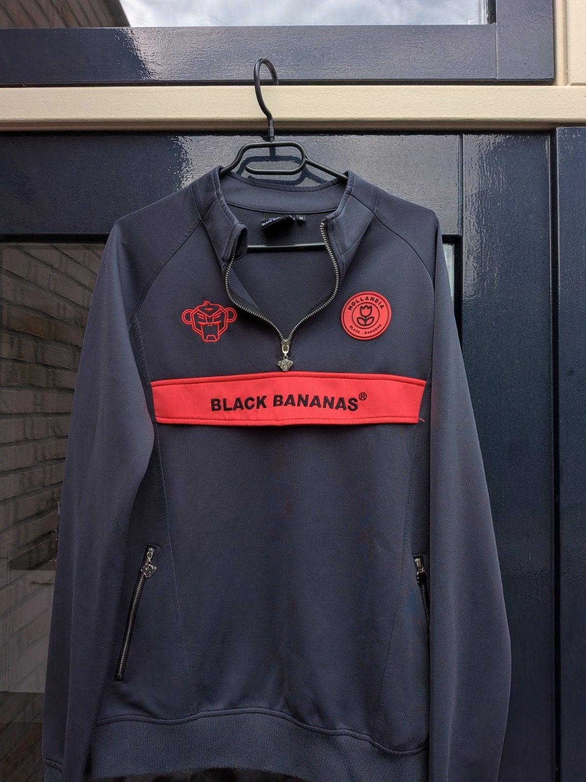 Black Bananas Trainingspak - Grijs met neo gratis broek, Ophalen of Verzenden, Zo goed als nieuw, Maat 46 (S) of kleiner