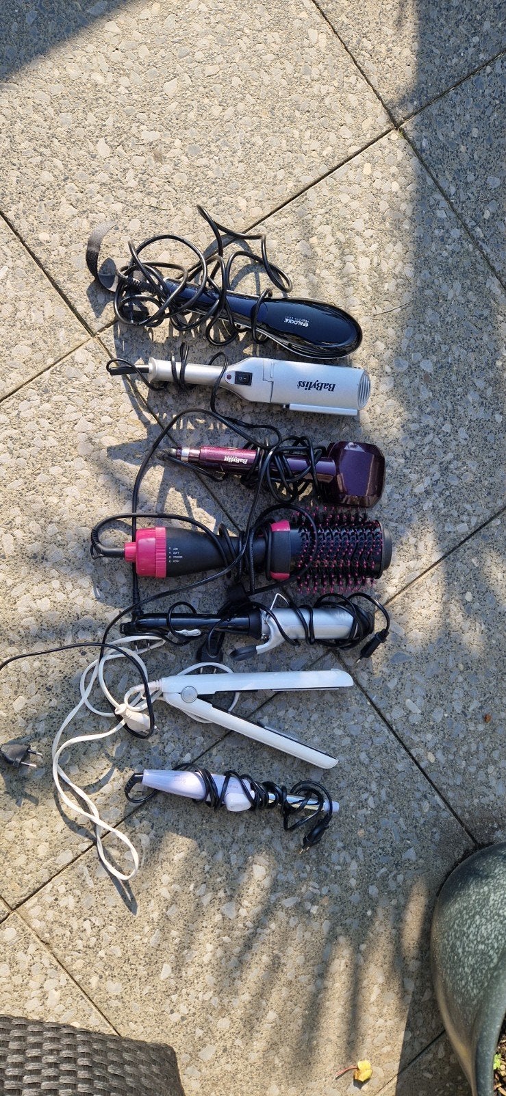 Mand vol kappers krultang stijltang, Ophalen, Zo goed als nieuw, Krultang of Stijltang