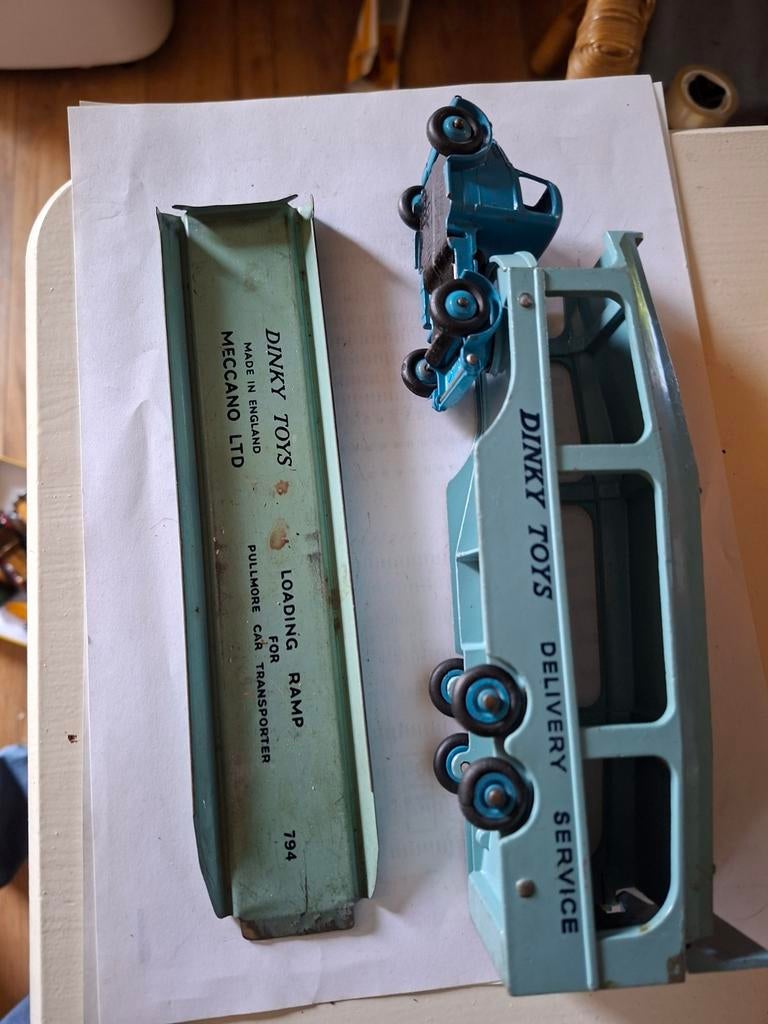 Dinky Supertoys Pullmore Car Transporter No. 982 (1953-1963), Ophalen of Verzenden, Gebruikt