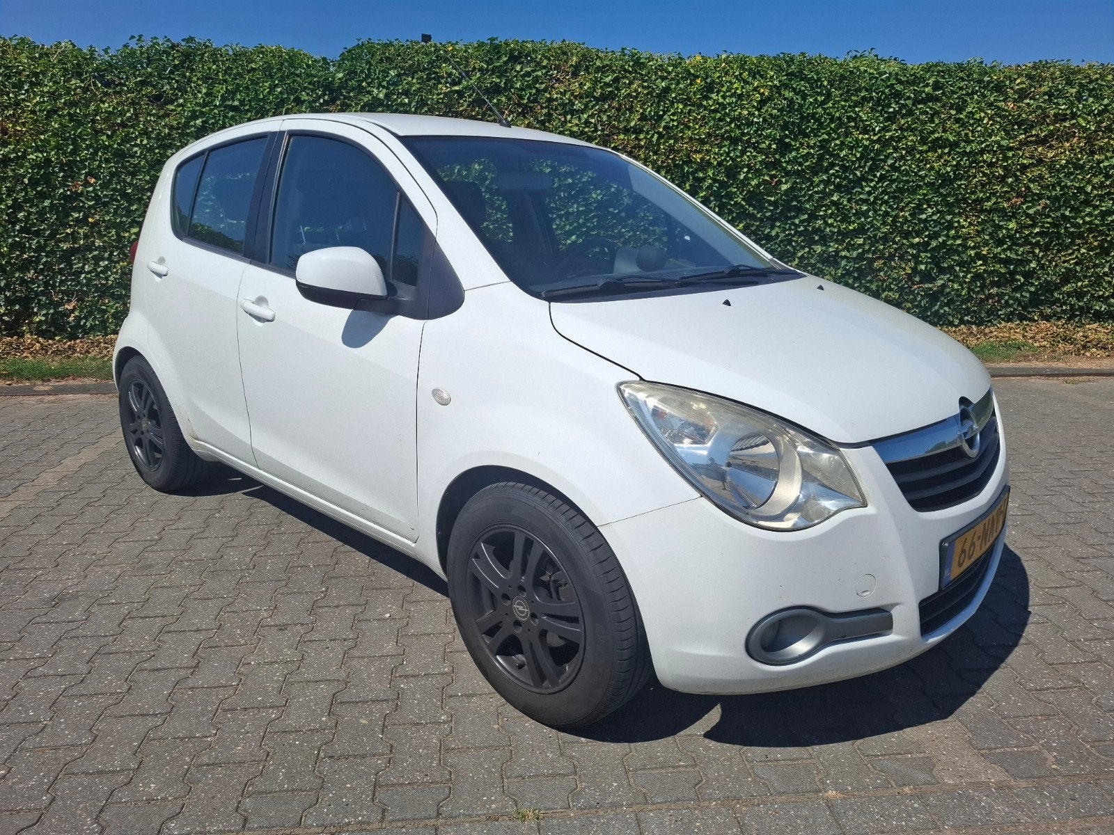 Opel Agila 1.0 12V LPG 2010 Wit. EXPORT of HANDEL, 65 pk, 15 km/l, Origineel Nederlands, Bedrijf