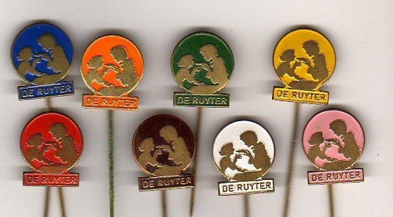 6 speldjes de ruyter BAARN (A2), Verzamelen, Ophalen of Verzenden, Gebruikt, Overige onderwerpen
