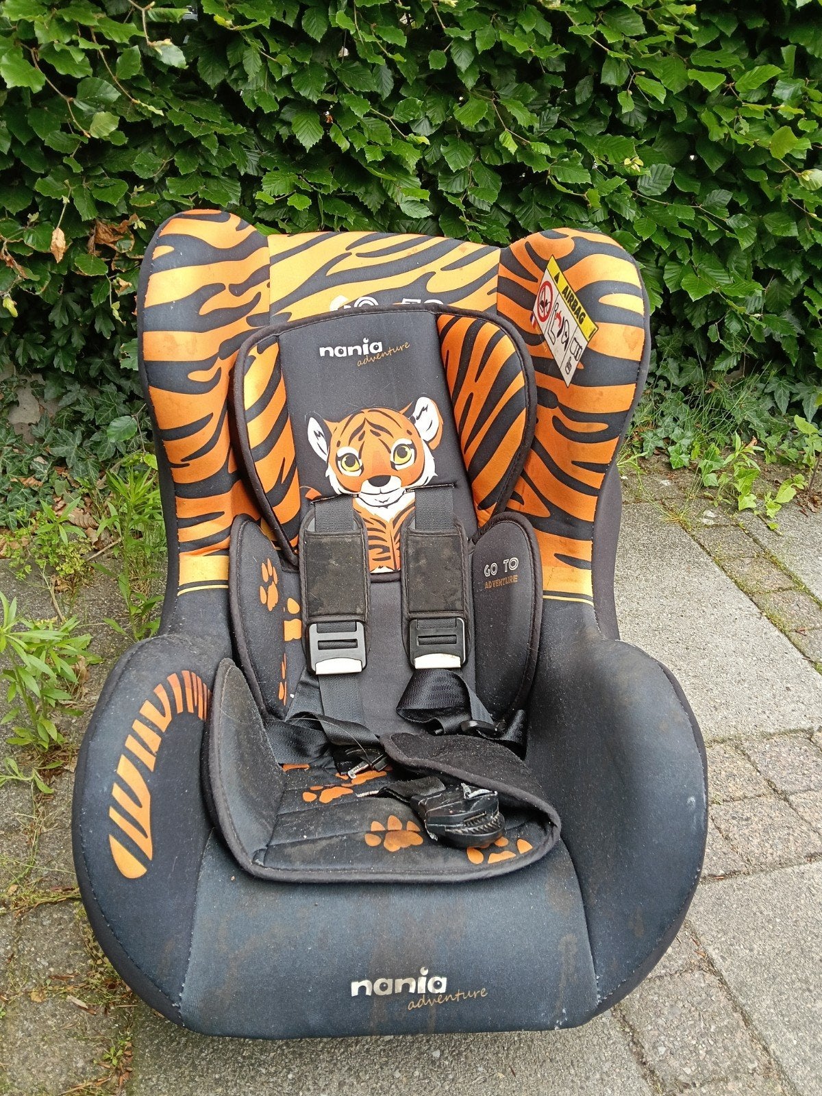 Nania Adventure Tijger Autostoel 0-18 kg, 9 t/m 18 kg, Slaapstand, Ophalen, Overige merken