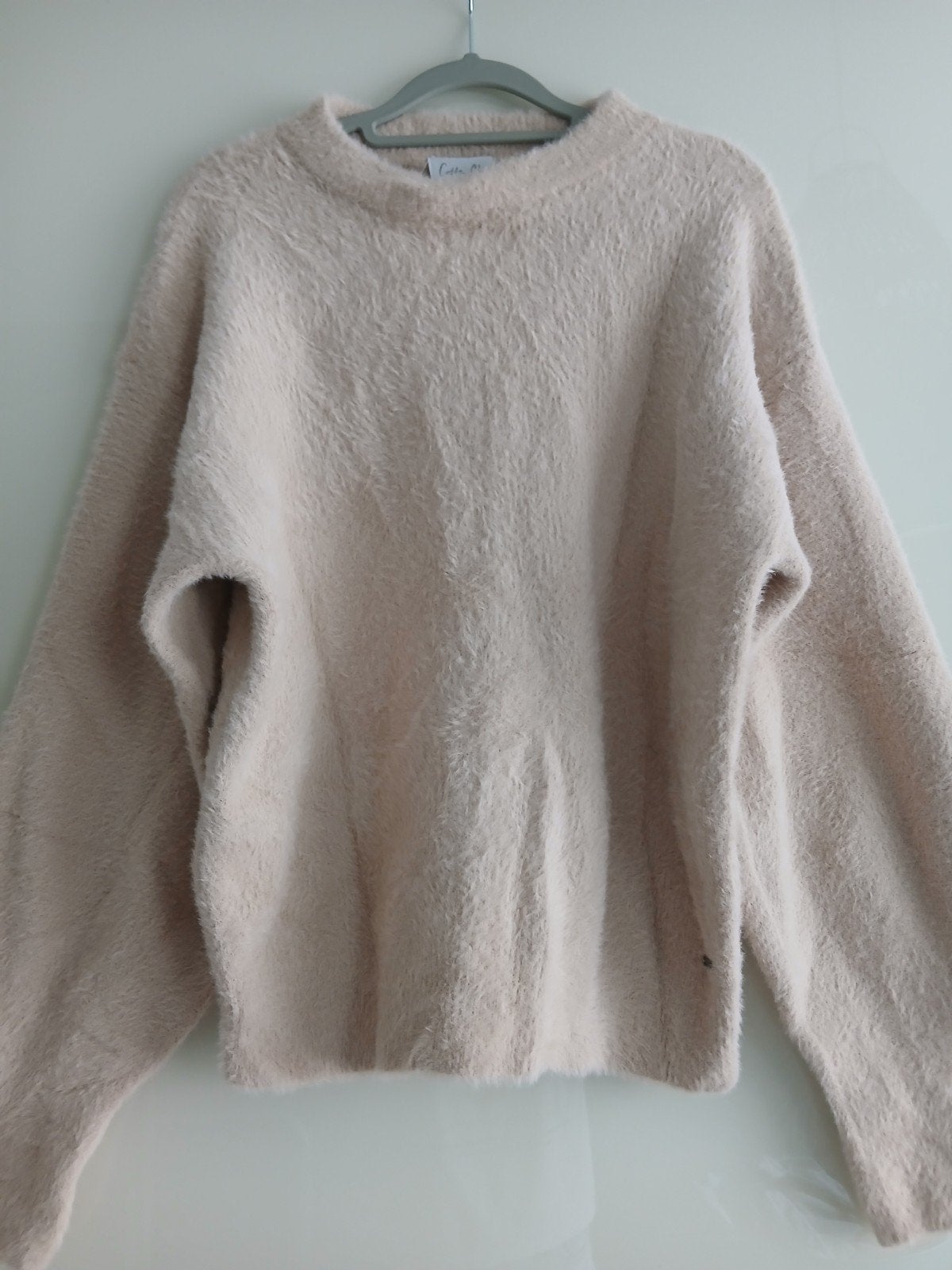 Zachte pluizige trui van Cotton Club  Maat S, Beige, Ophalen of Verzenden, Zo goed als nieuw, Maat 36 (S)
