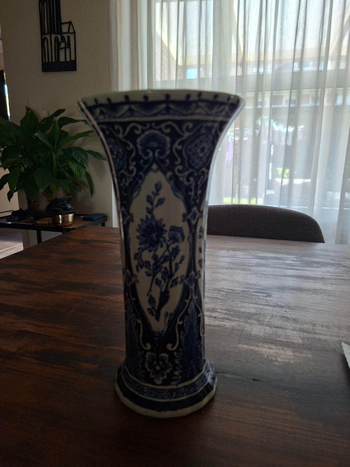 Vaas Delfts blauw Royal Boch, Antiek en Kunst, Antiek | Vazen, Ophalen