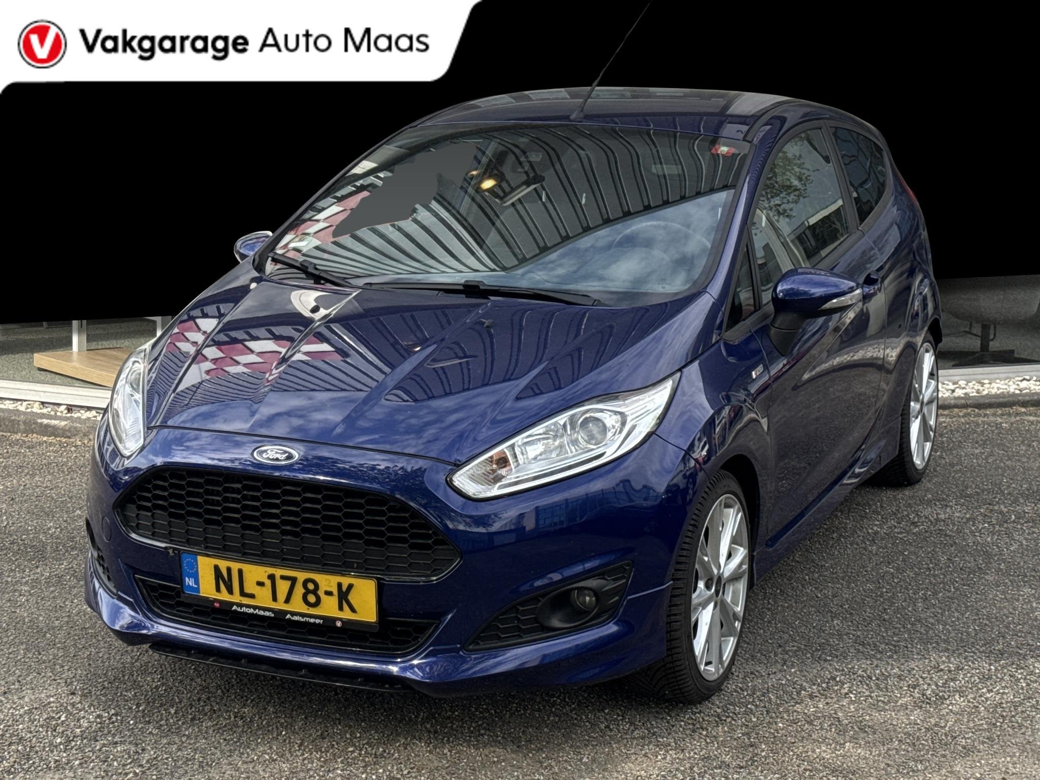 Ford Fiesta 1.0 EcoBoost ST Line, Voorwielaandrijving, Euro 6, Blauw, 23 km/l