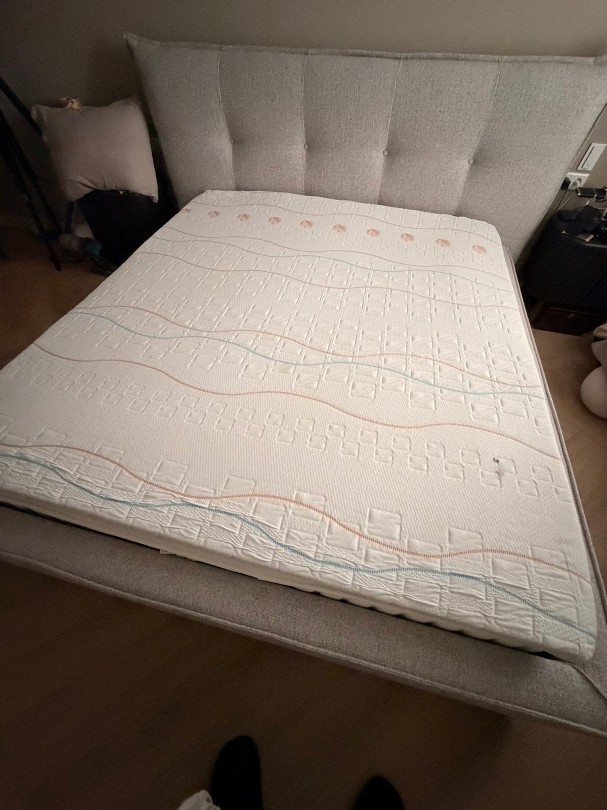 Mline Athletic Traagschuim Topmatras 180x200cm, Ophalen, Zo goed als nieuw, Tweepersoons, 180 cm