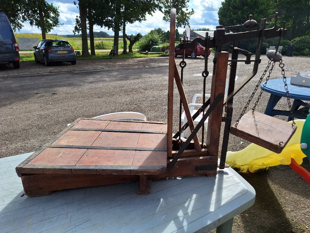 kleine bascule, Ophalen