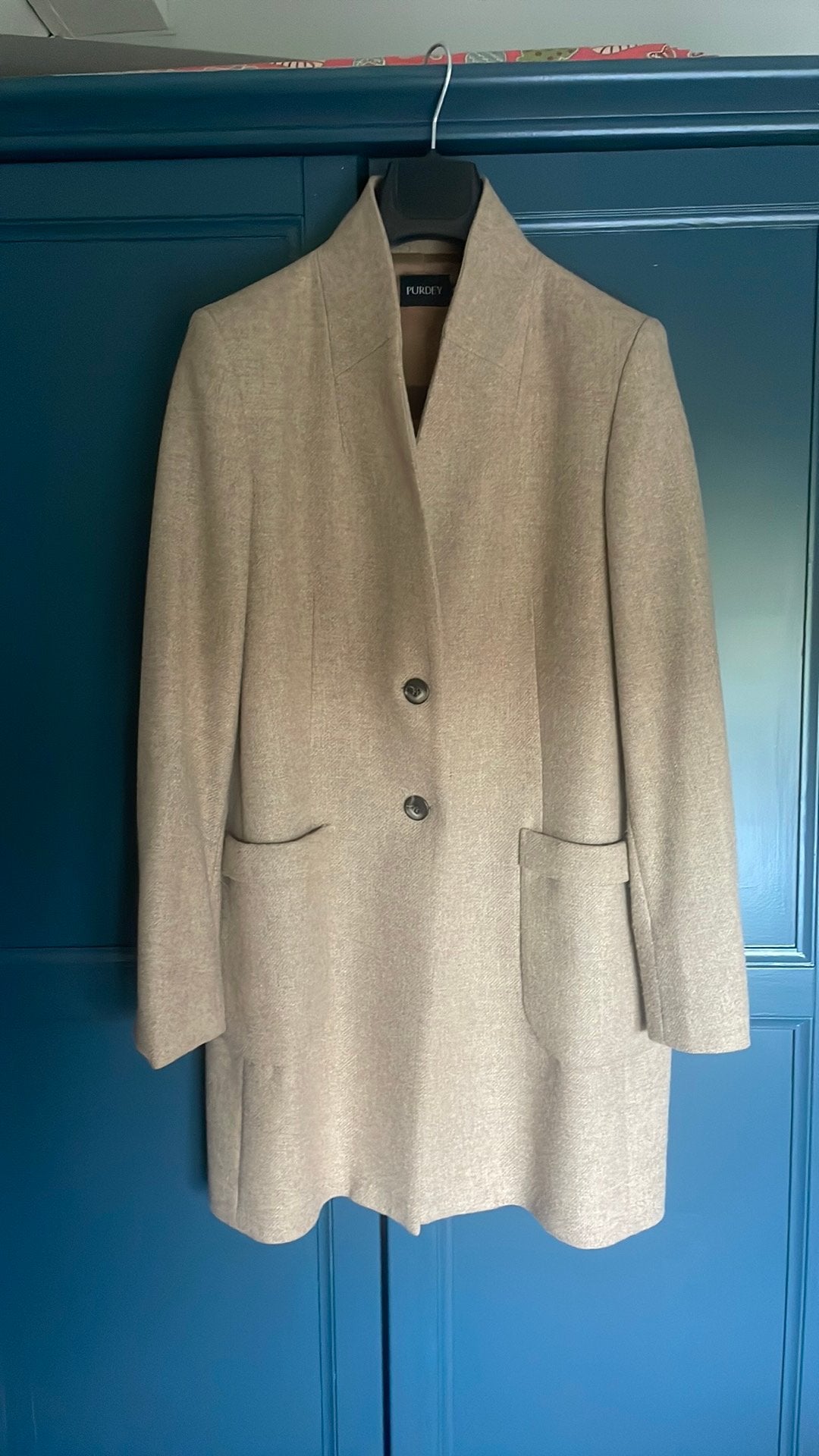 Dames colbert beige, Ophalen of Verzenden, Zo goed als nieuw, Overige maten, Beige