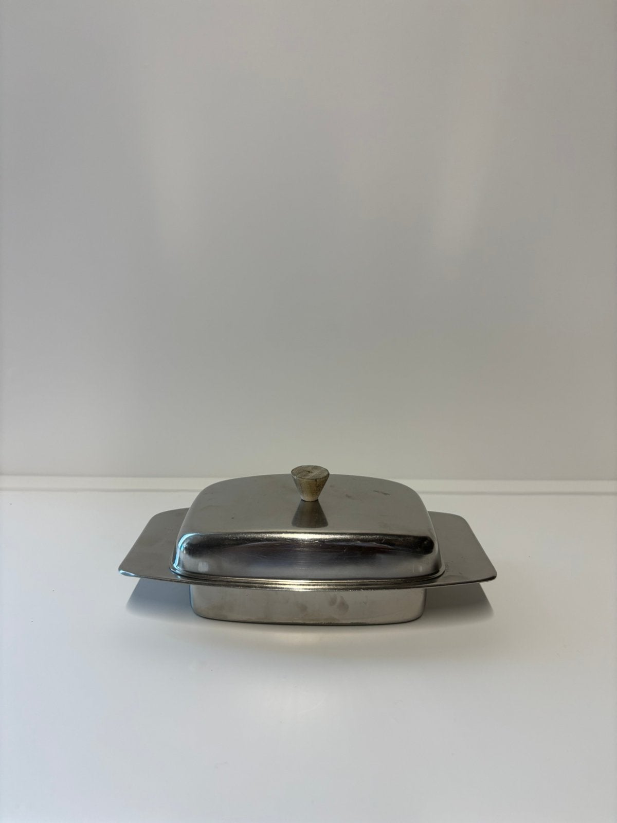 Vintage RVS botervloot, Verzenden