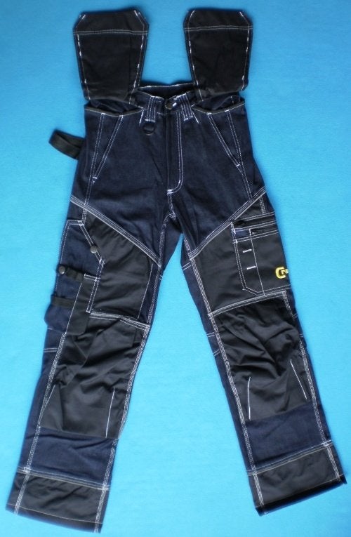 WERKBROEK JEANS met Knie + Spijkerzakken :: MT 44 :: LAATSTE, Ophalen of Verzenden, Nieuw, Broek