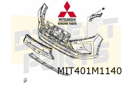 Mitsubishi Eclipse Cross (12/17-2/21) voorbumper (bij koplam, -, -, Nieuw, -