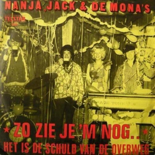 Vinylsingles nanja,jack en mona's gezocht, Ophalen of Verzenden, Zo goed als nieuw, Overige formaten, Levenslied of Smartlap