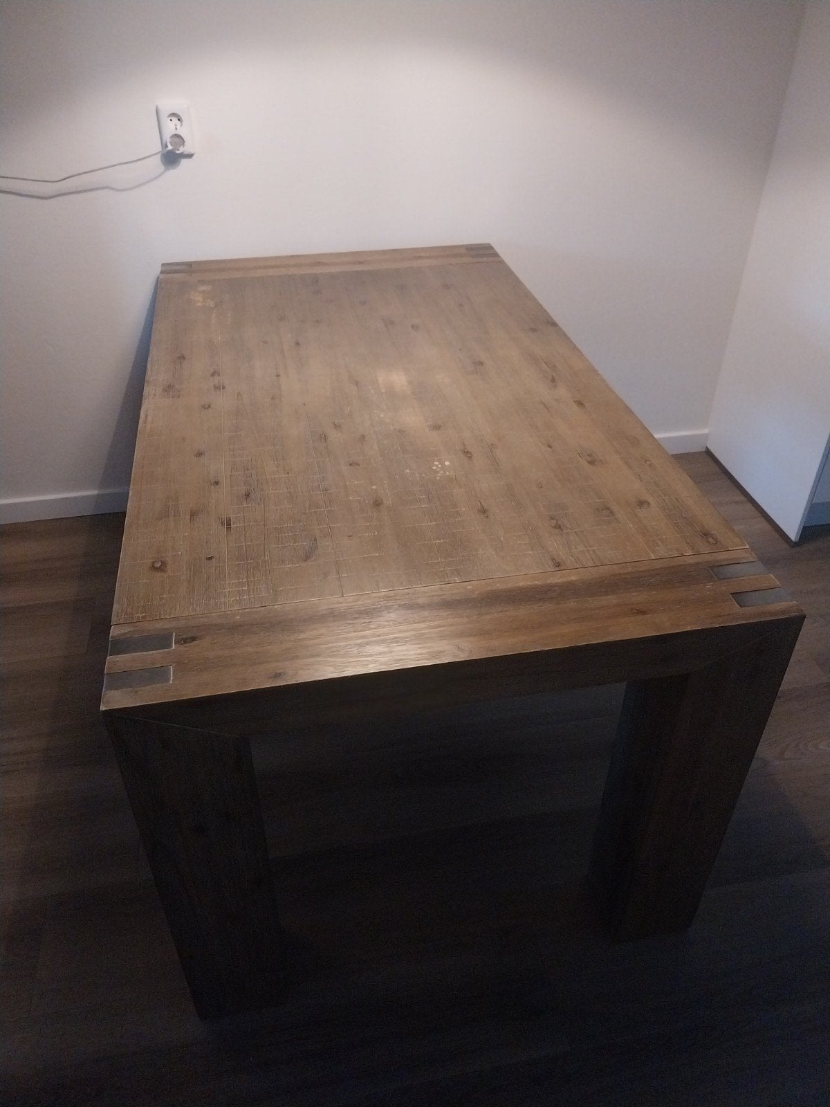 Bassano houten eettafel - Gebruikt, Ophalen, Gebruikt, 100 tot 150 cm, Rustiek