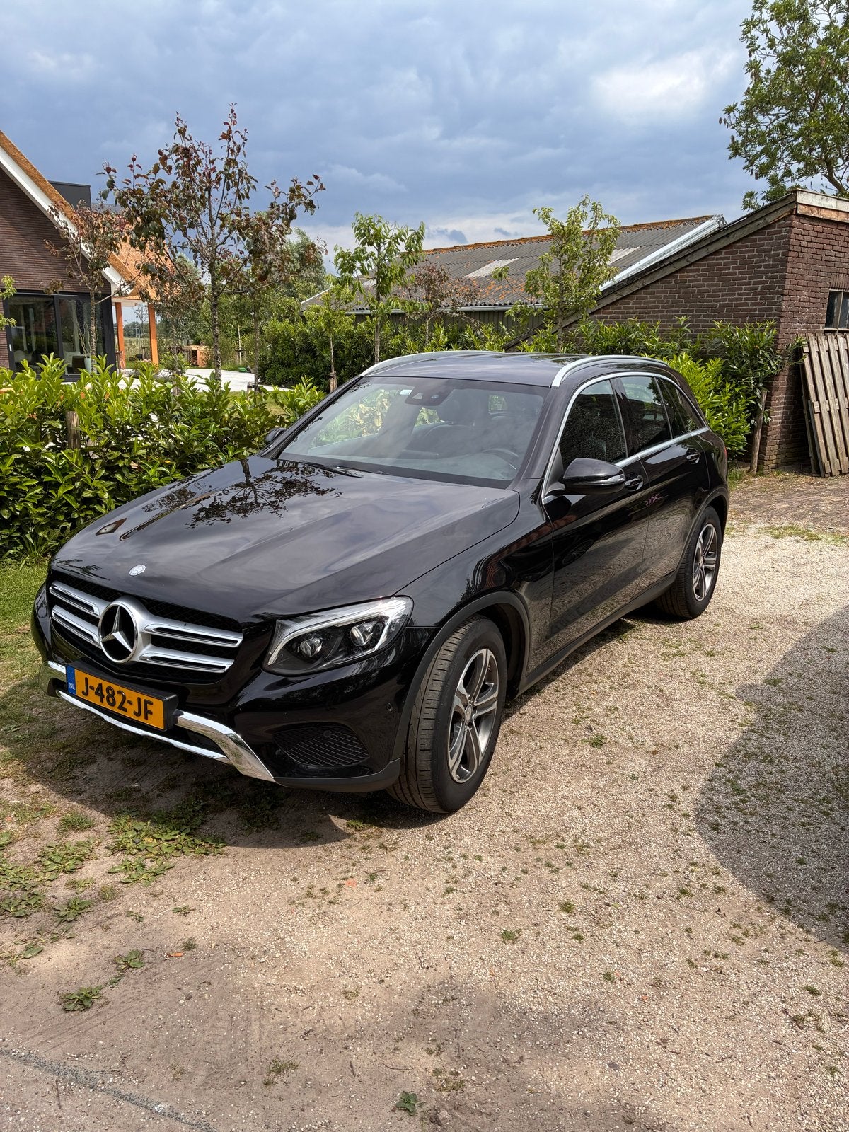Mercedes-Benz GLC 2.1 220D 4MATIC AUT 2016 Zwart, Auto's, Lichtsensor, Alcantara, Zwart, GLC