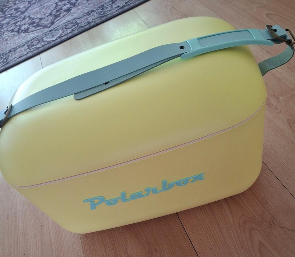 Polarbox Koelbox - Geel - 12 Liter met Schouderband, Caravans en Kamperen, Ophalen of Verzenden, Koelelement