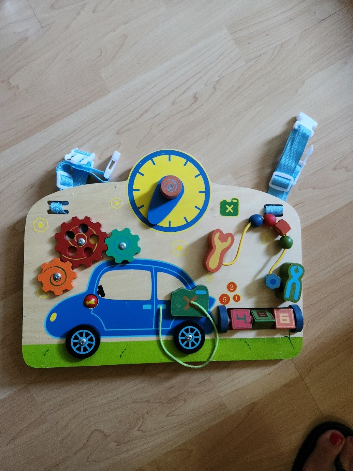 Leuk houten activiteitenbord voor de box, Ophalen, Zo goed als nieuw, Overige typen