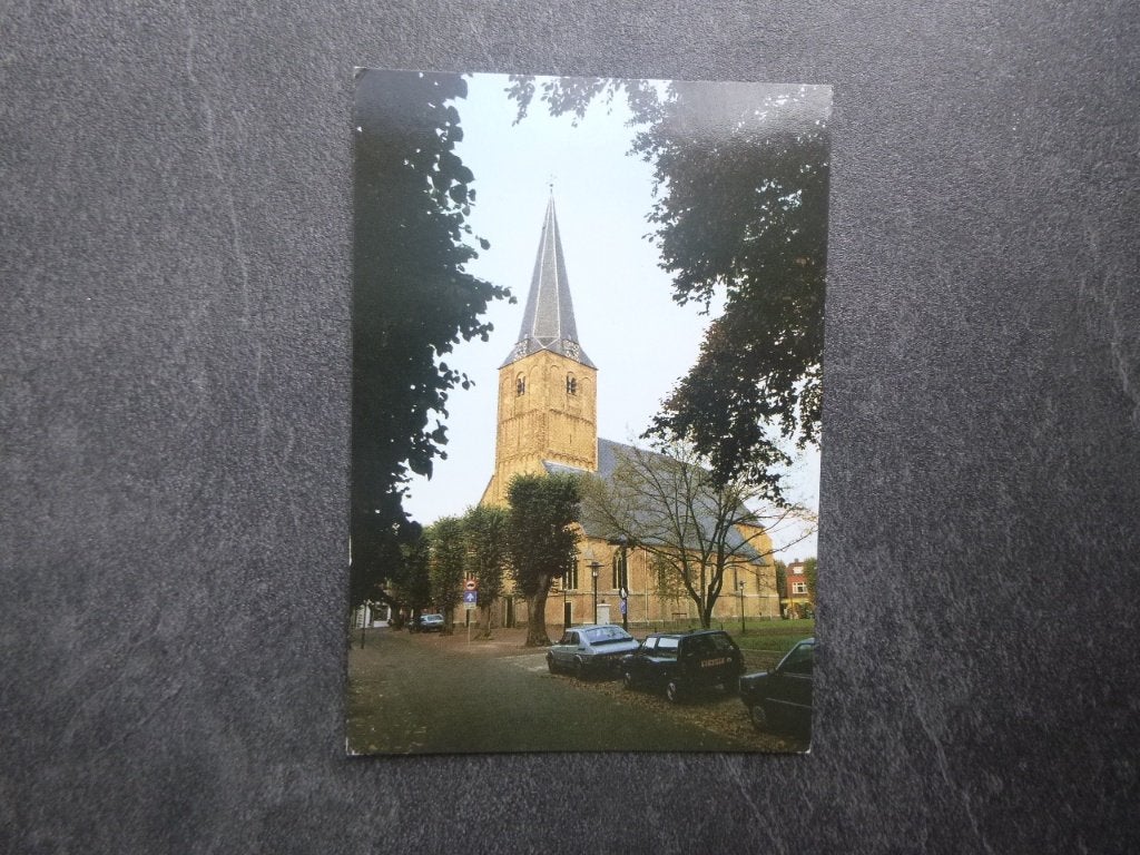 Epe, grote kerk/auto, Verzenden, 1980 tot heden, Ongelopen, Gelderland