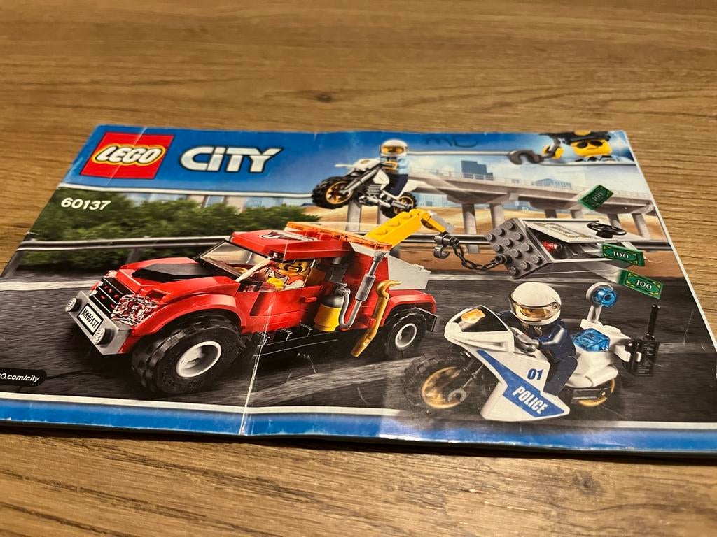 Lego City 60137 Sleepwagen in actie, Lego, Ophalen of Verzenden, Compleet, Complete set