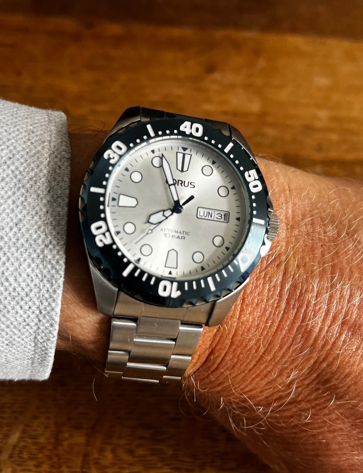 Prachtig nieuw Lorus automatic heren horloge, Sieraden, Tassen en Uiterlijk, Horloges | Heren, Verzenden, Zo goed als nieuw, Staal