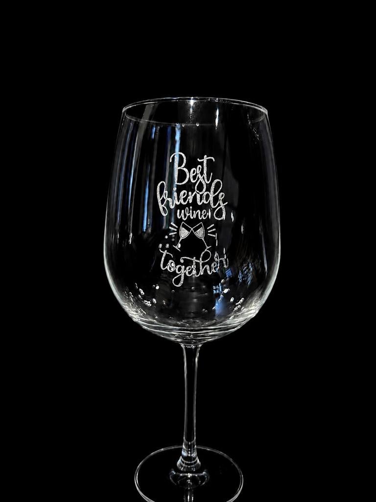 Gepersonaliseerd wijnglas, Ophalen of Verzenden