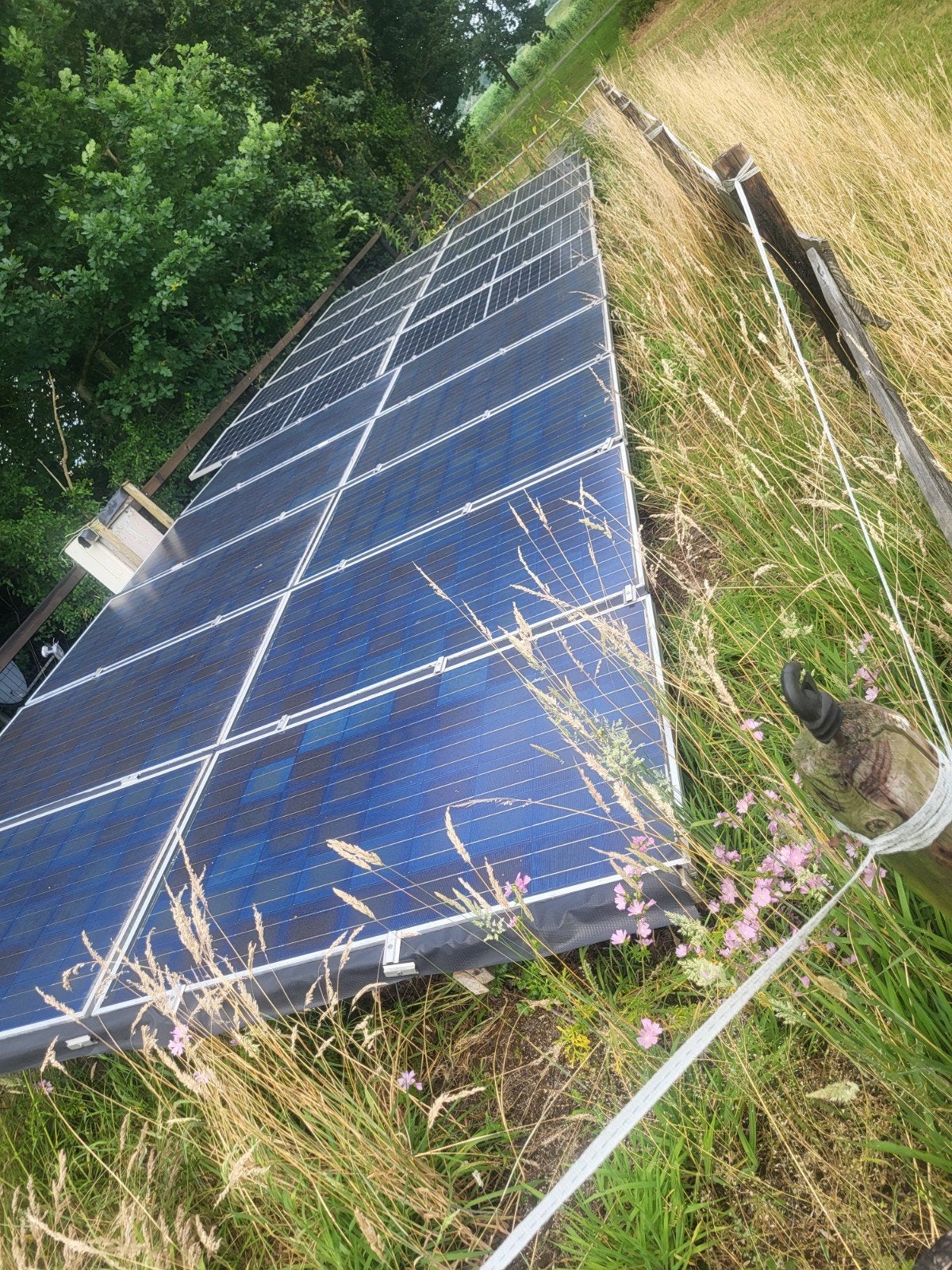 20x zonnepanelen, Doe-het-zelf en Verbouw, Zonnepanelen en Toebehoren, Ophalen, Gebruikt, Paneel, 200 wattpiek of meer